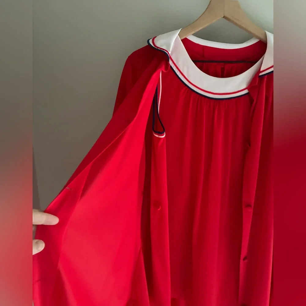 Retro 1950s 1960s Vintage Lorraine Robe‎ and Pajama Gown Set Size Medium